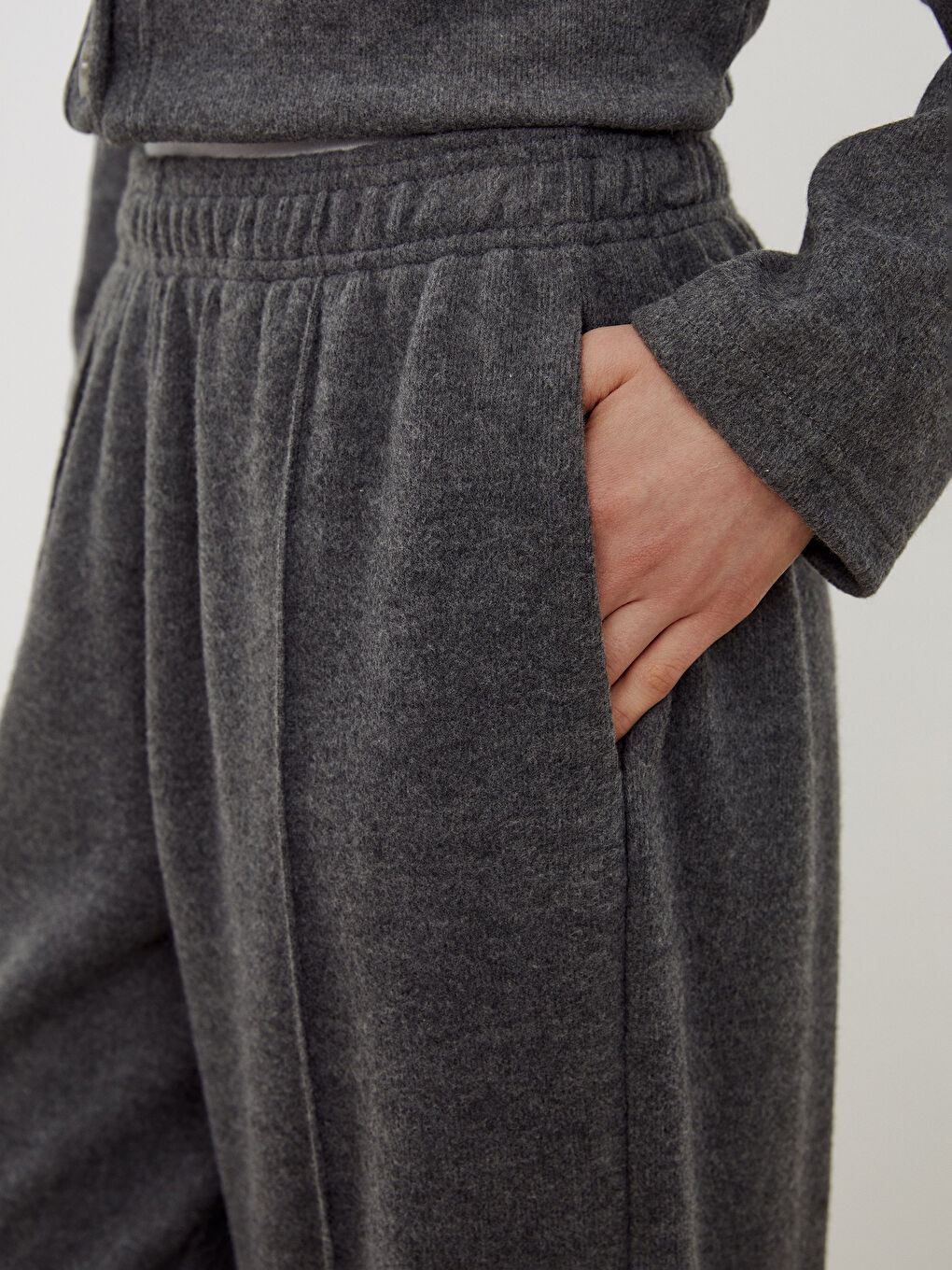 Elastic Waist Women Knitwear Trousers -S5OA48Z8-D5D