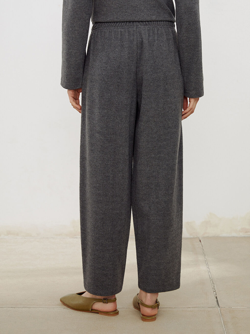 Elastic Waist Women Knitwear Trousers -S5OA48Z8-D5D