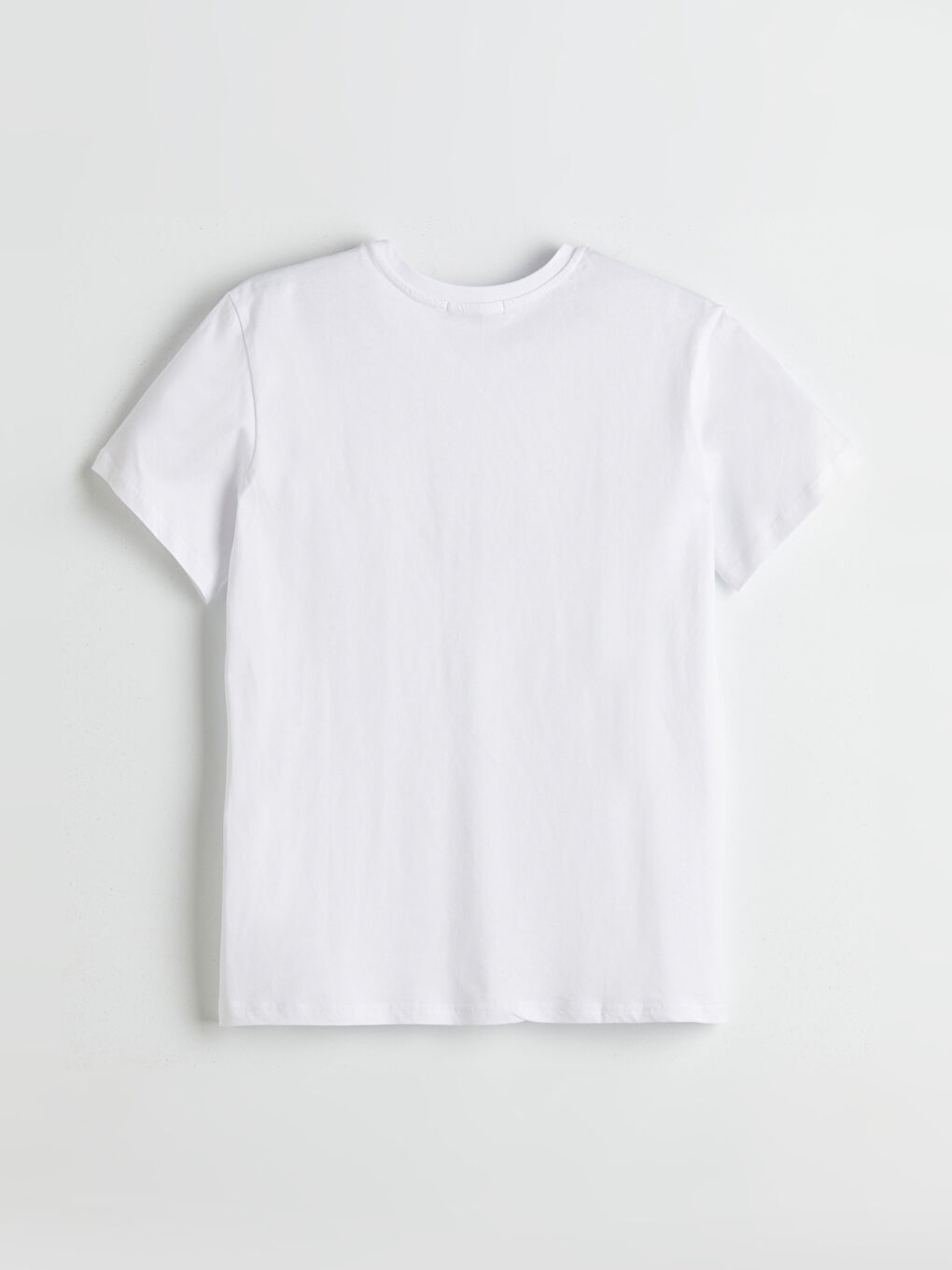 Crew Neck Printed Women's T-Shirt-5