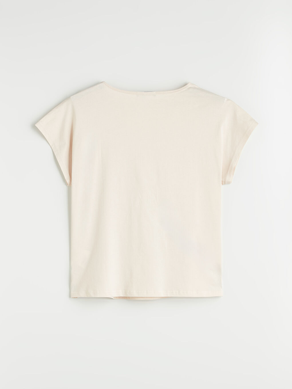 Crew Neck Butterfly Printed Women's T-Shirt-5