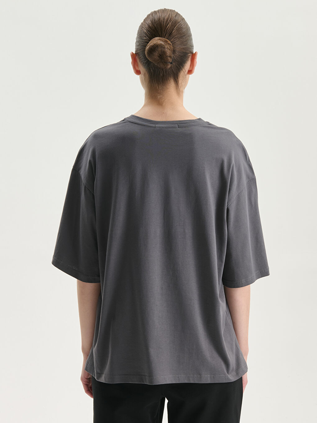 Crew Neck Printed Women's T-Shirt-3