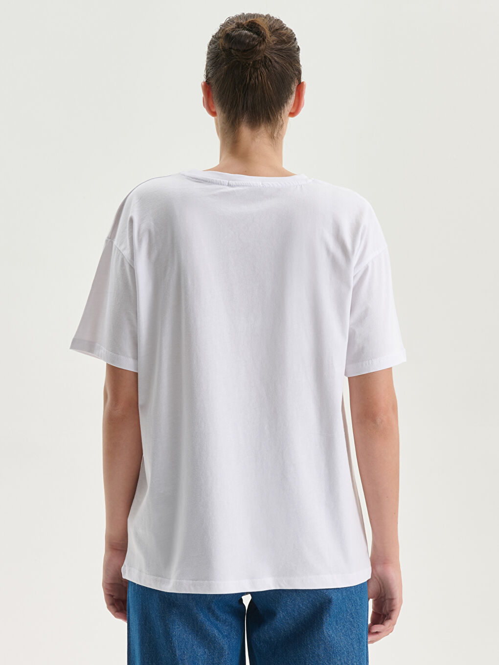 T-shirt pour Femmes à Col Rond Imprimé New York-3