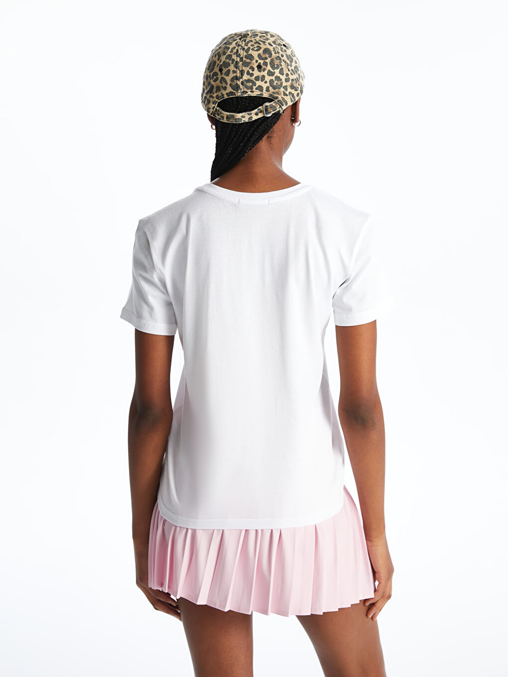 T-Shirt Col Rond Imprimé Chicago Pour Femmes-3