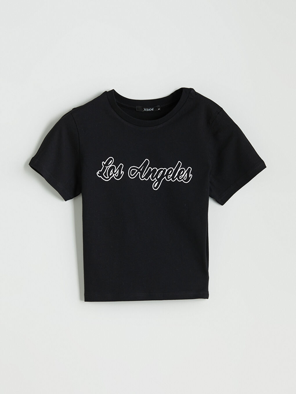 T-shirt à Col Rond Imprimé Los Angeles pour Femmes-4