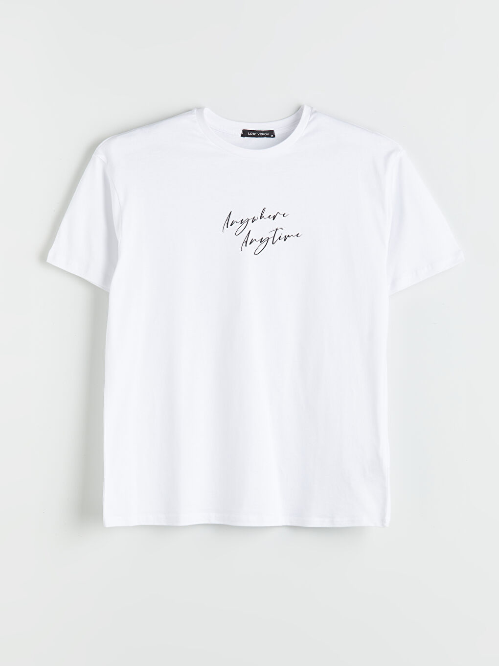 Crew Neck Printed Women's T-Shirt-4