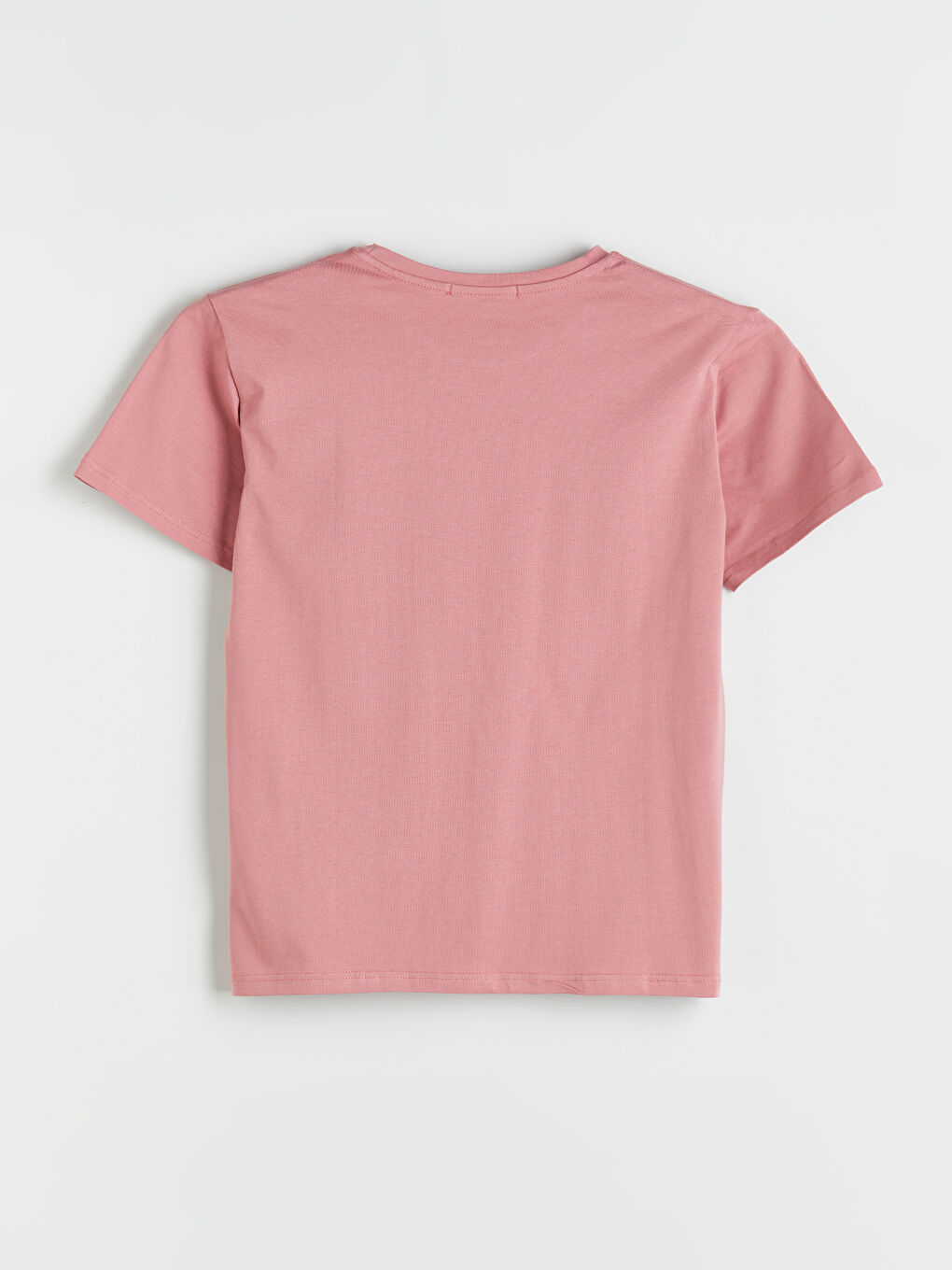 Crew Neck Flamingo Printed Women's T-Shirt-5
