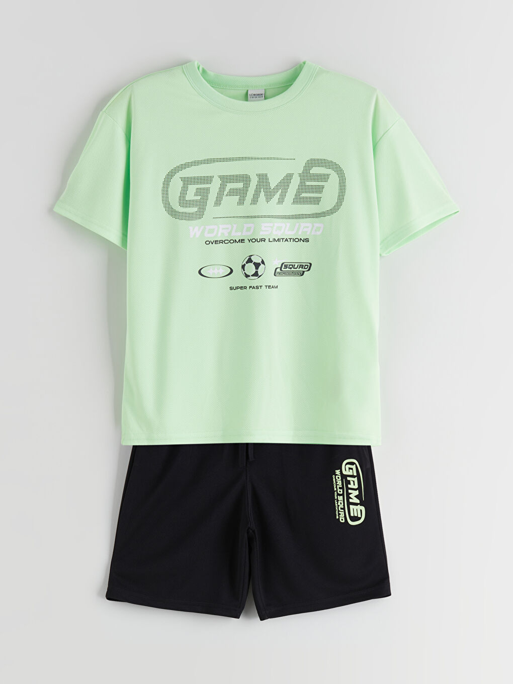 Crew Neck Boys' T-Shirt and Shorts -S5OB21Z4-FUQ