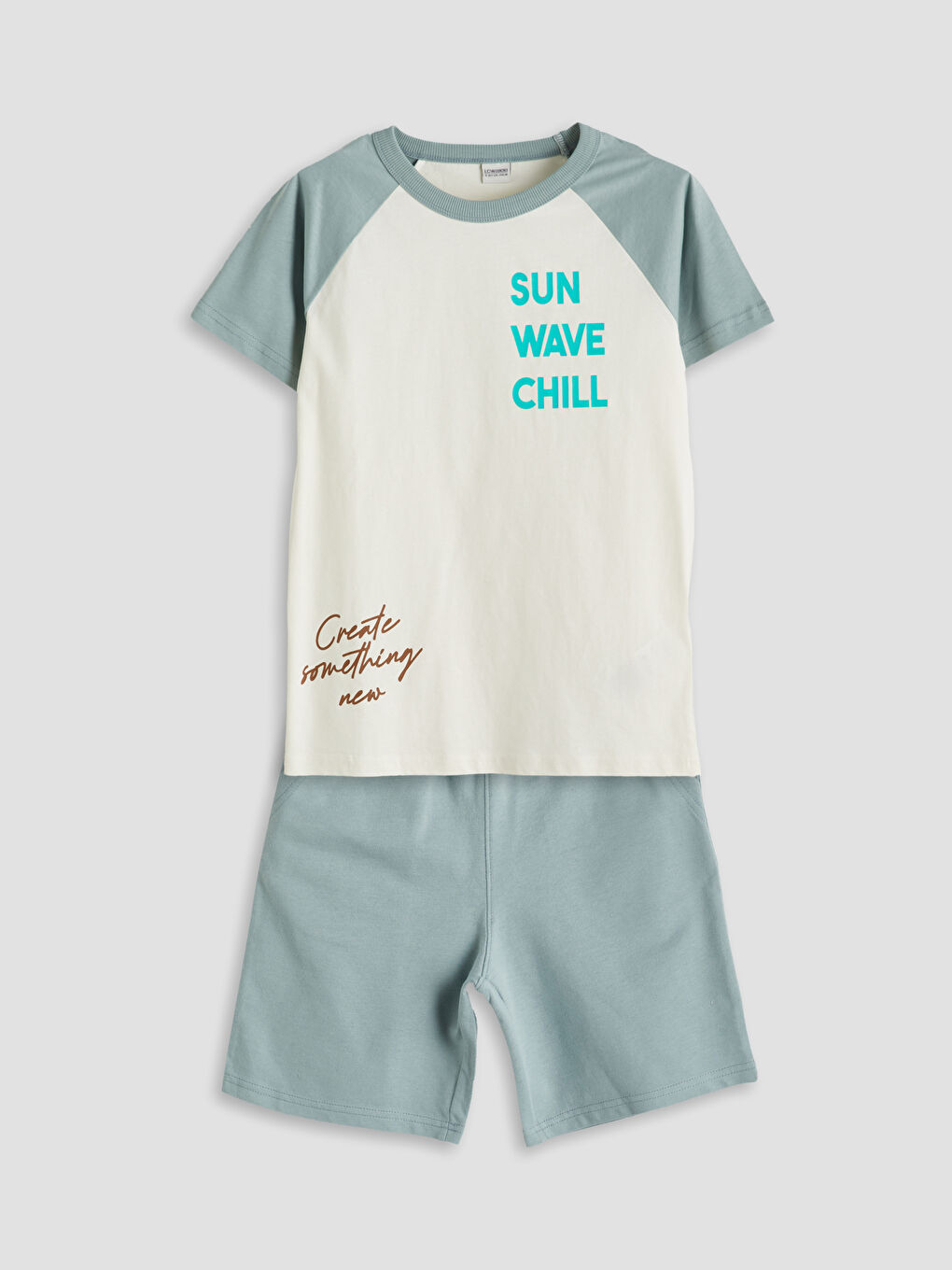 Crew Neck Boys' T-Shirt and Shorts -S5OB24Z4-FDJ