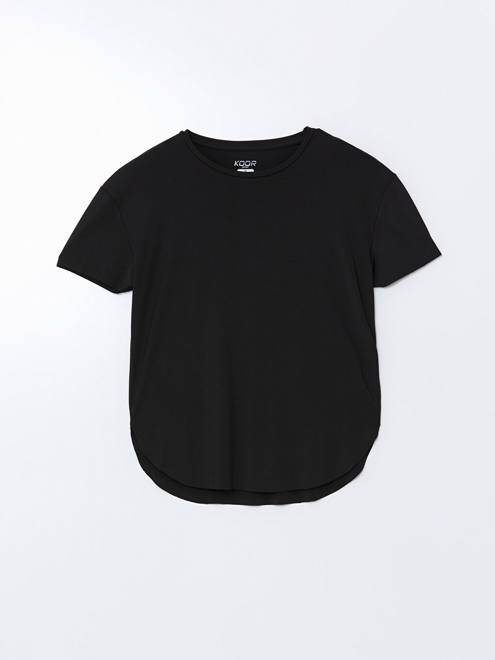 تي شيرت رياضي للسيدات بياقة دائرية بمزيج مودال-4