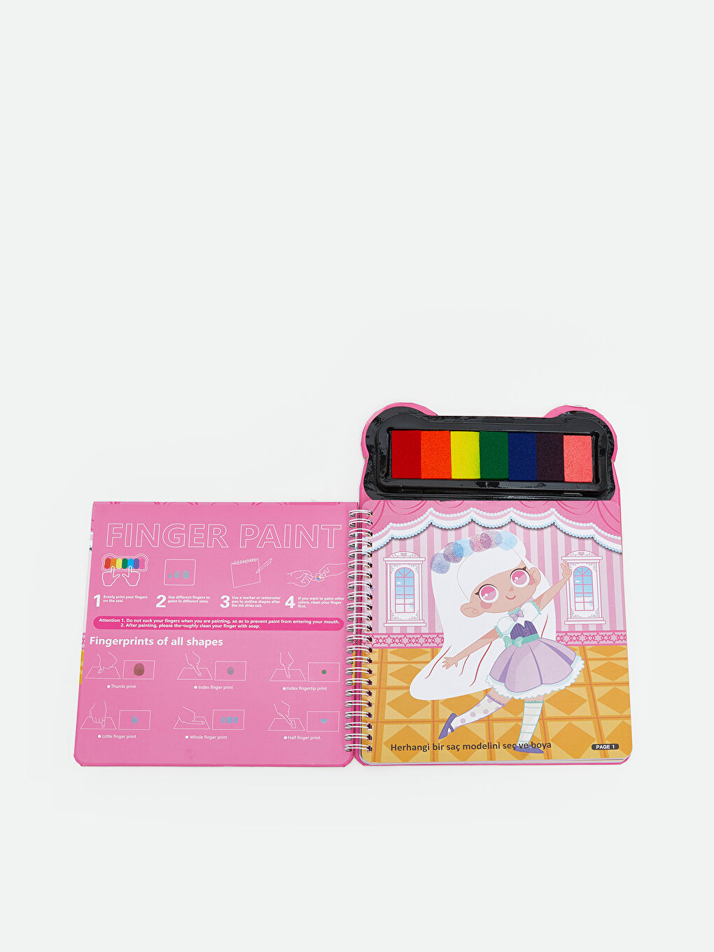 Parmak Boyama Aktivite Kitabı-1