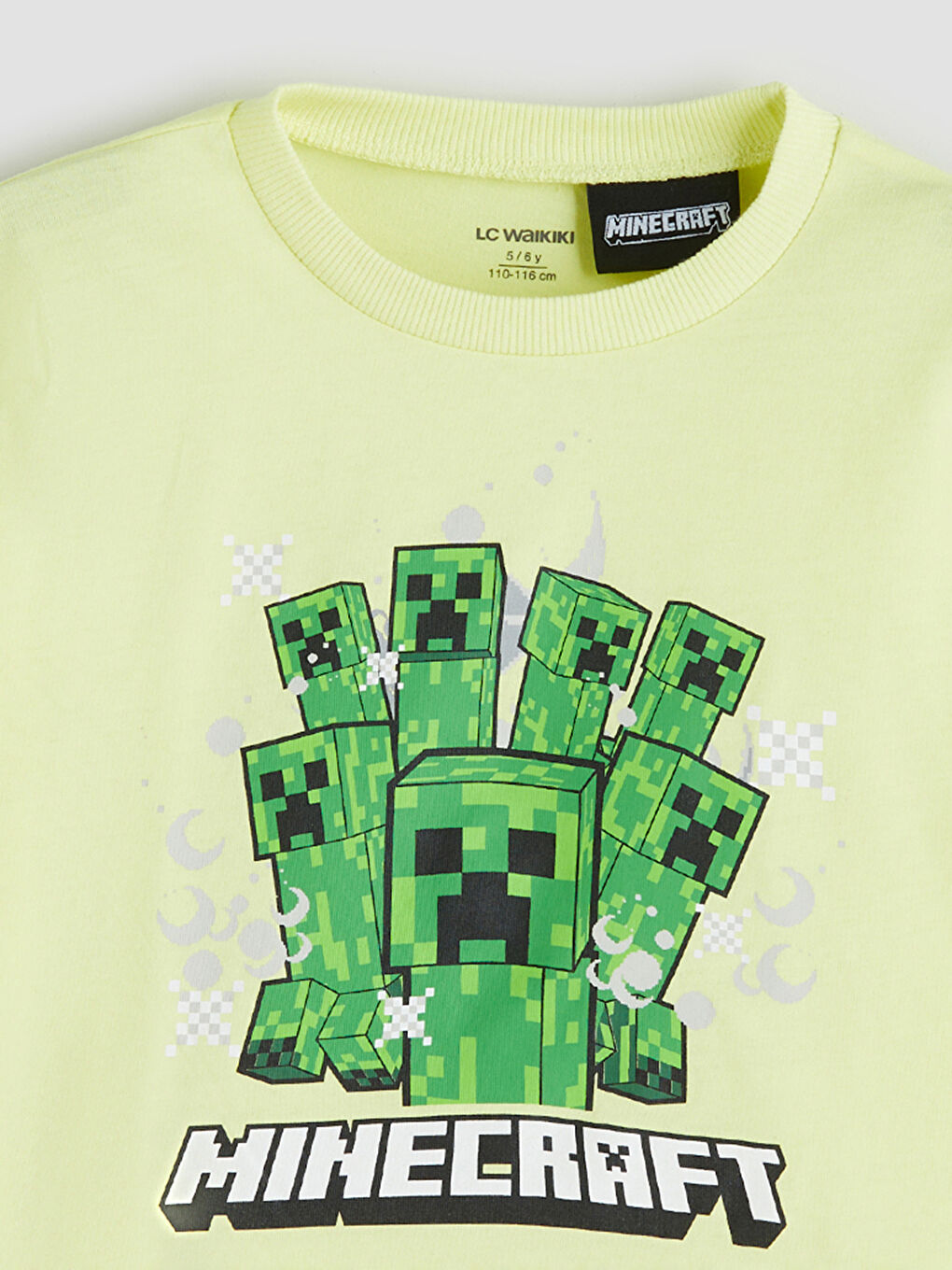 LCW Kids Crew Neck Minecraft Printed Boys' T-Shirt -S5OB85Z1-FPN