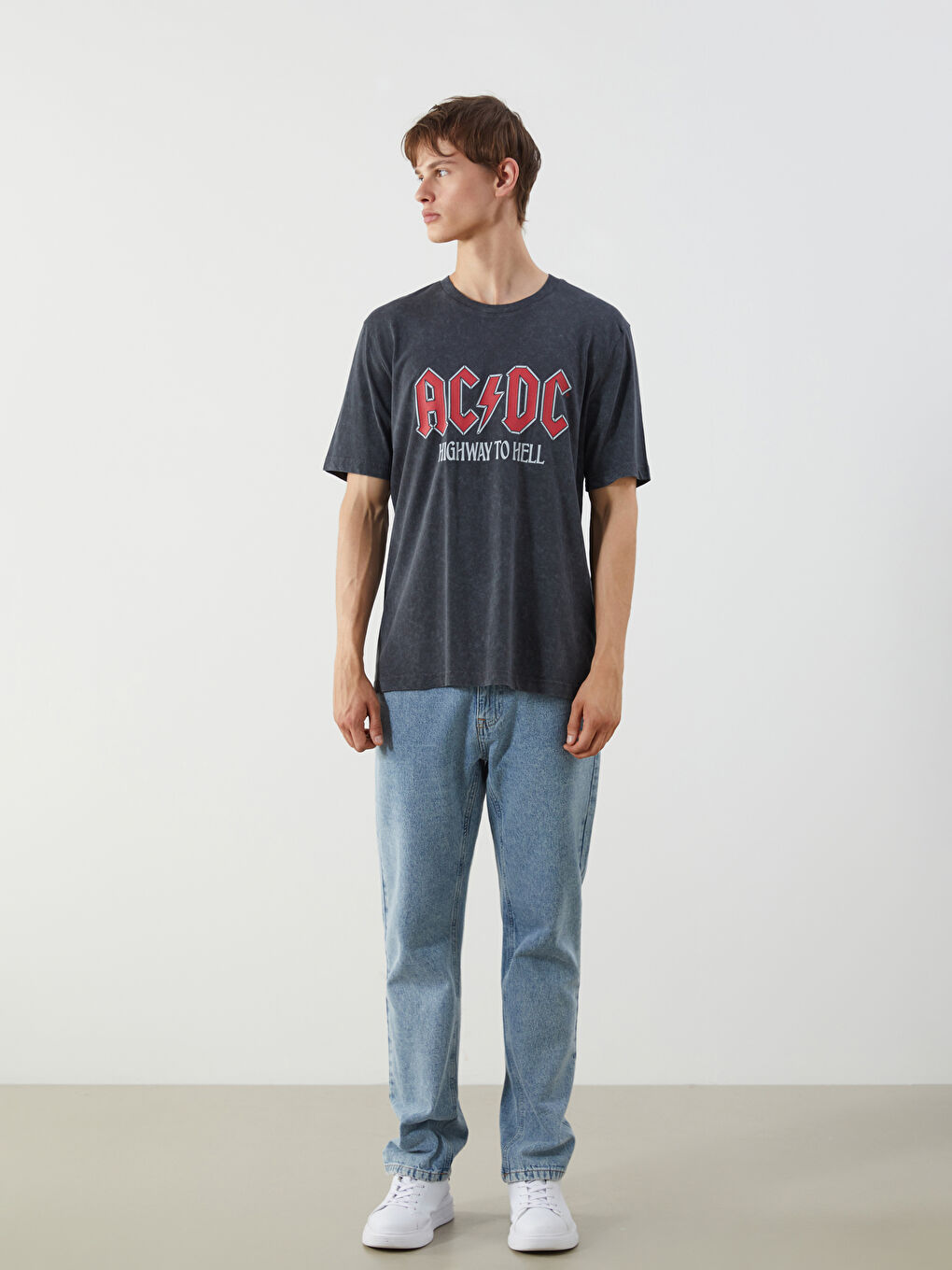 XSIDE Crew Neck Printed Jersey Men's T-Shirt -S5OC14Z8-HZX