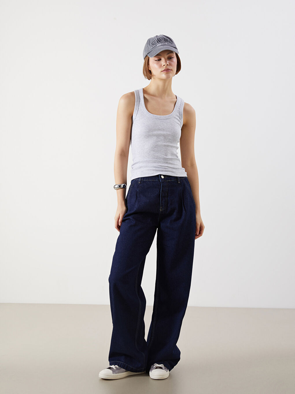 Wideleg Women's Jeans -S5OC26Z8-DQT