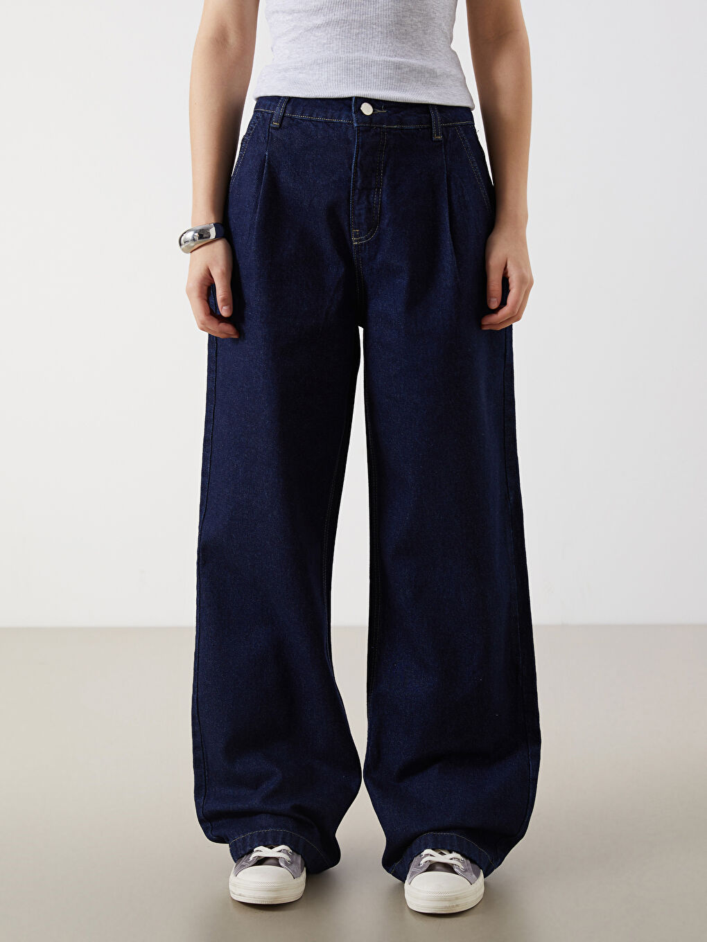 Wideleg Women's Jeans -S5OC26Z8-DQT