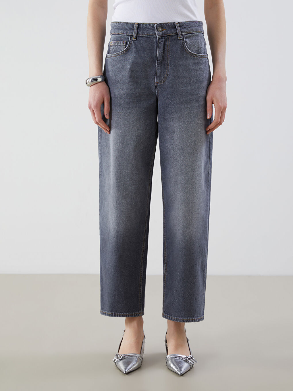 Women's Jeans Boyfriend -S5OC28Z8-GRD