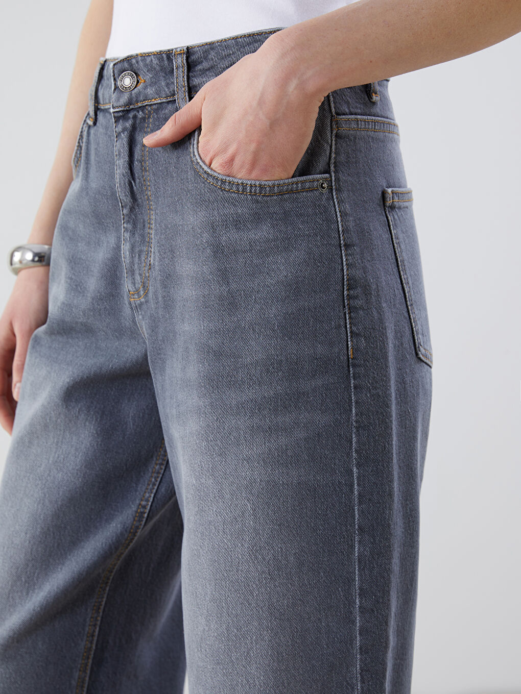 Women's Jeans Boyfriend -S5OC28Z8-GRD