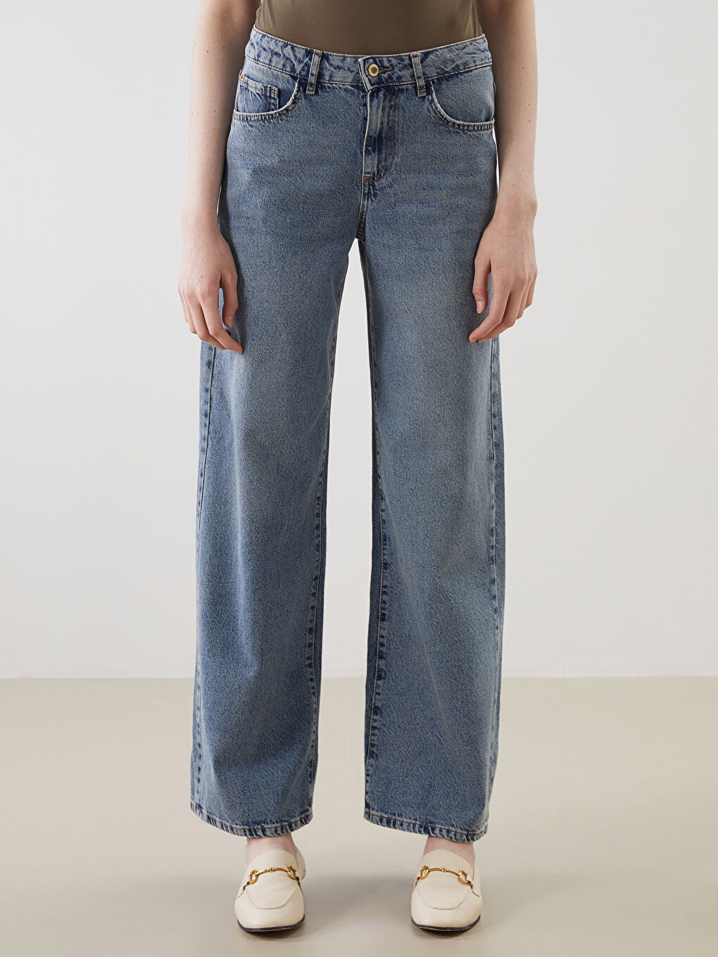 Baggy Fit Women's Jean Trousers -S5OC53Z8-507