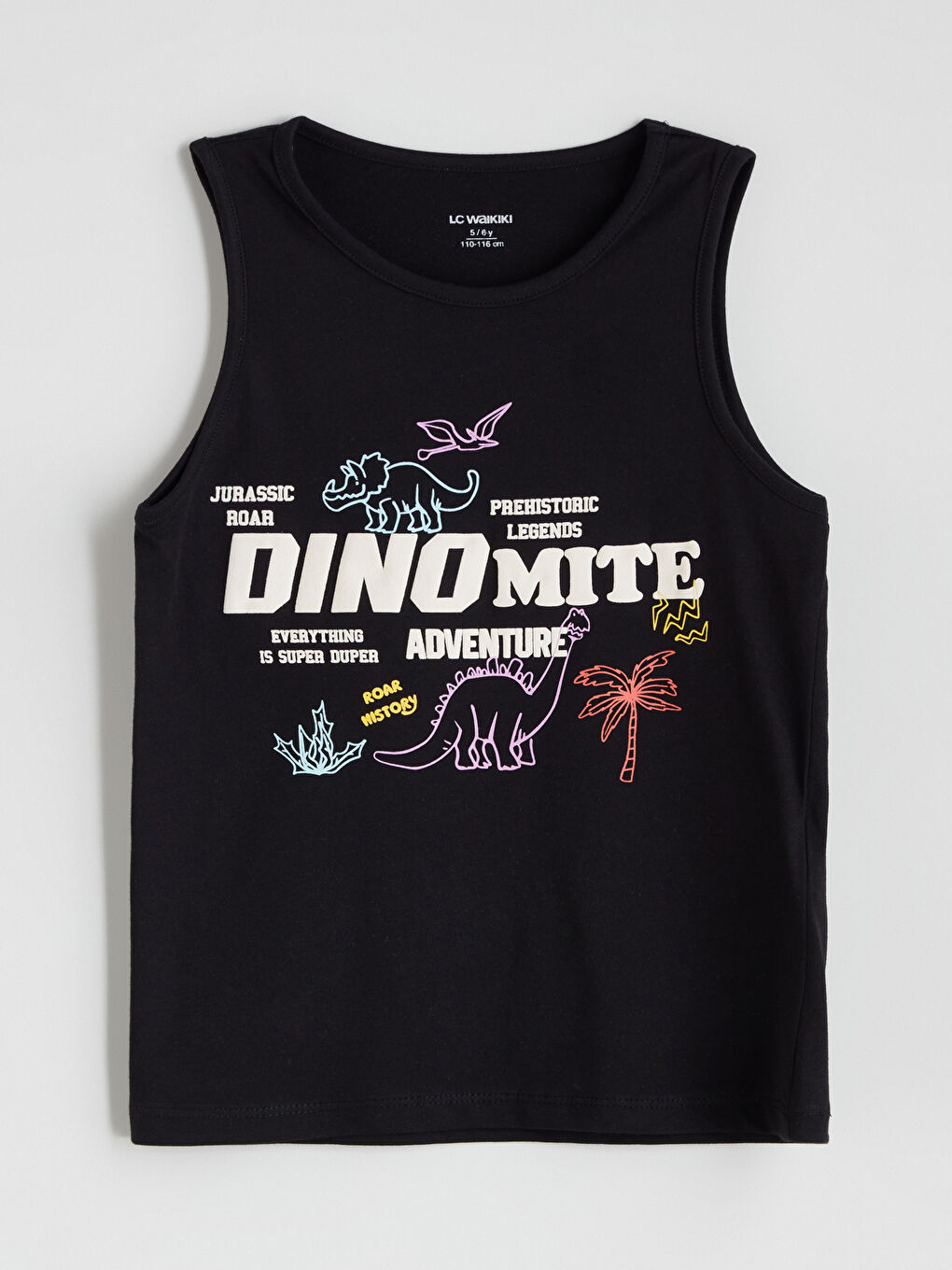 Siyah Bisiklet Yaka Çizgili Erkek Çocuk Atlet 2'li-4