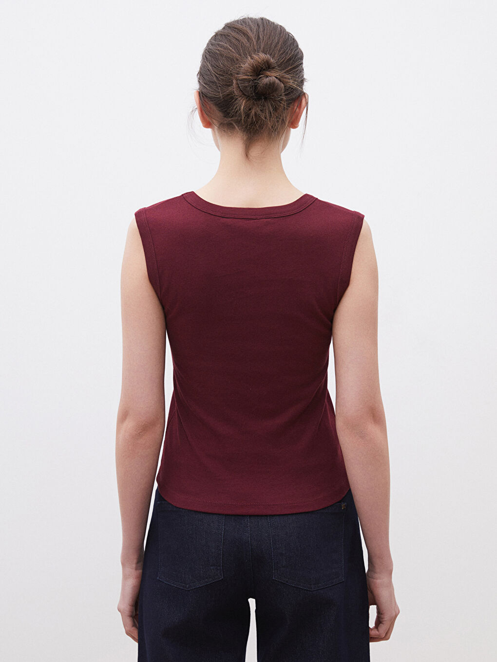V Neck Women's Tank Top -S5OD03Z8-CZF