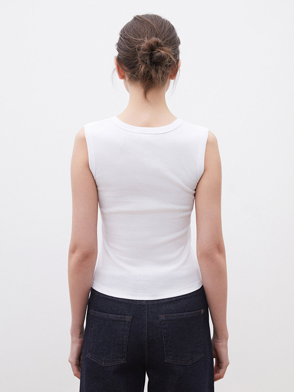 V Neck Women's Tank Top -S5OD03Z8-J5E