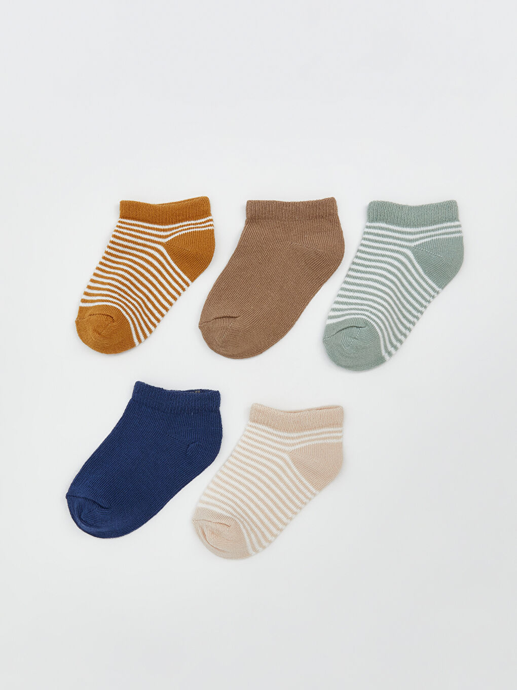 Striped Baby Boy Booties Socks 5 Pack -S5OD31Z1-GER
