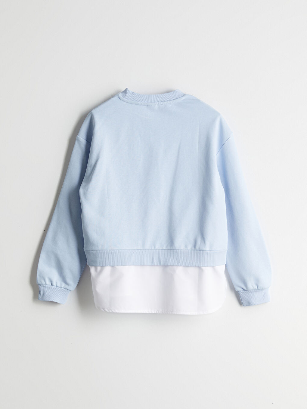 Mavi Bisiklet Yaka Manhattan Baskılı Kız Çocuk Sweatshirt-2