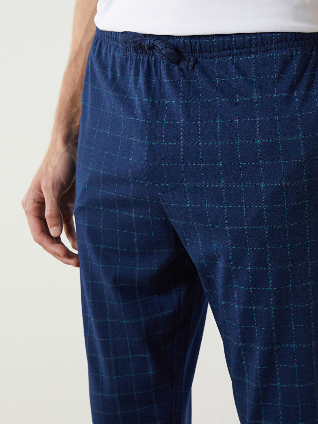 Regular Fit Plaid Men's Pyjama Bottoms -S5OD73Z8-LRK