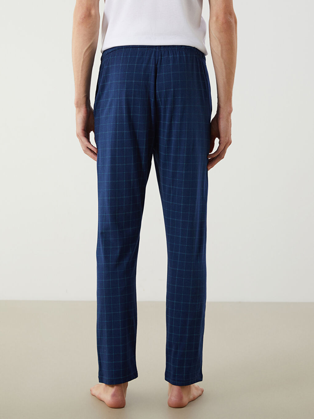 Regular Fit Plaid Men's Pyjama Bottoms -S5OD73Z8-LRK