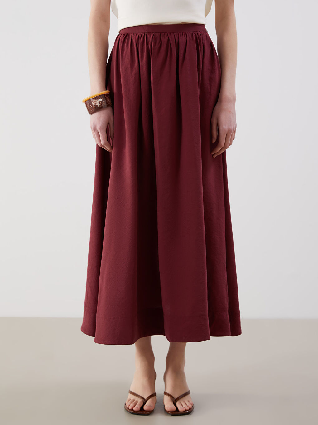 Woman BORDEAUX Skirt -S5OD76Z8-HNY
