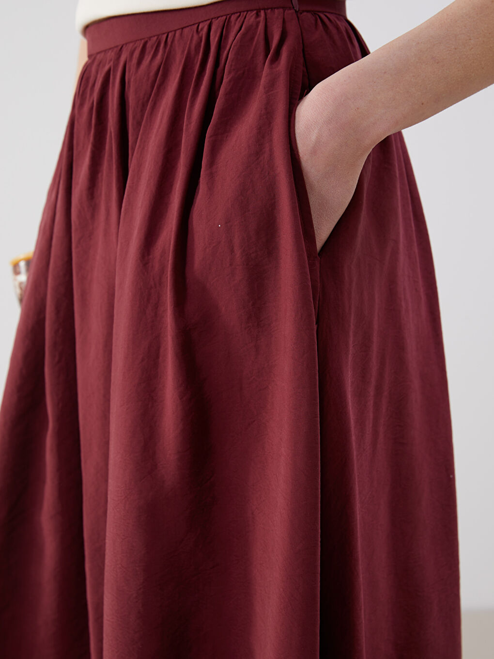 Woman BORDEAUX Skirt -S5OD76Z8-HNY