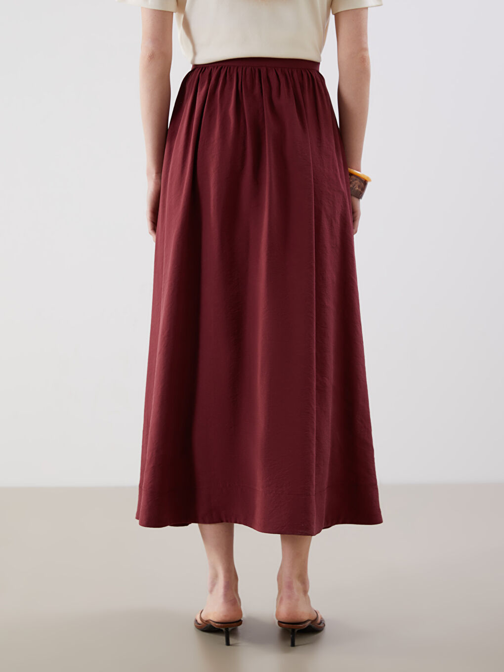 Woman BORDEAUX Skirt -S5OD76Z8-HNY