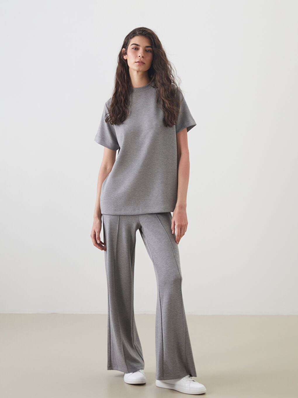 LCW Modest Women's Sweatpants with Elasticated Waist and Modal Blend -S5OD78Z8-CT3