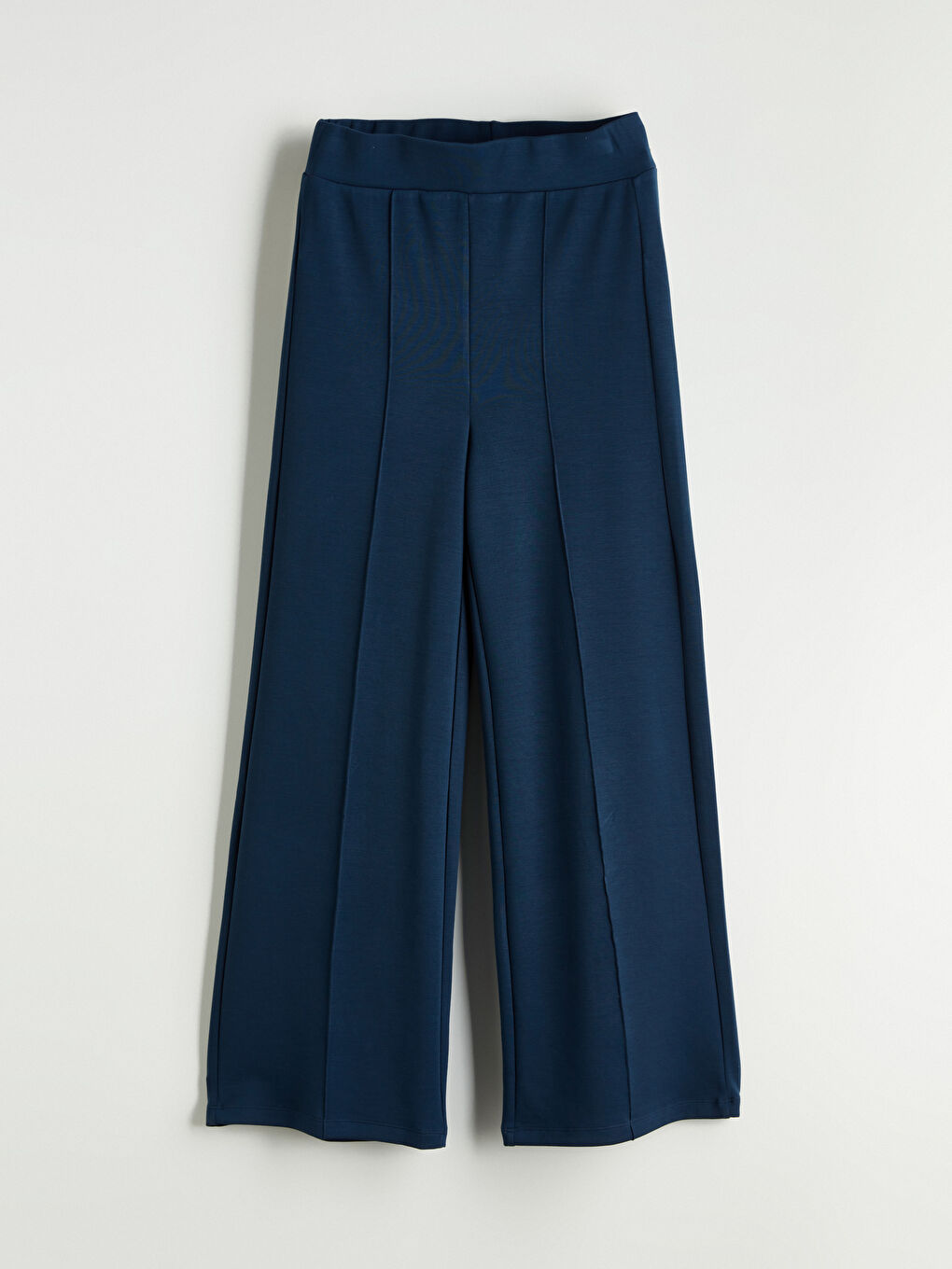 Lacivert Beli Lastikli Modal Karışımlı Kadın Eşofman Altı-4