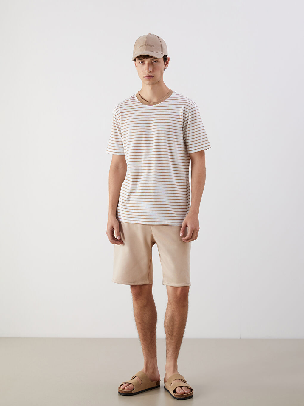XSIDE Crew Neck Striped Jersey Men's T-Shirt -S5OE75Z8-J00