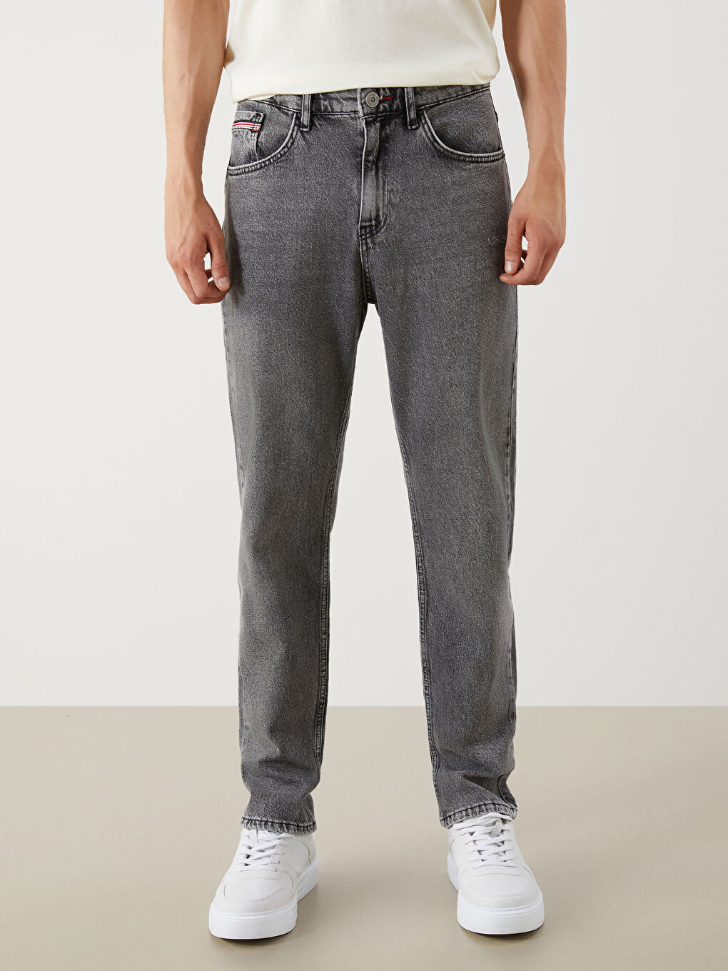 Antrasit 710 Loose Fit Erkek Jean Pantolon-2