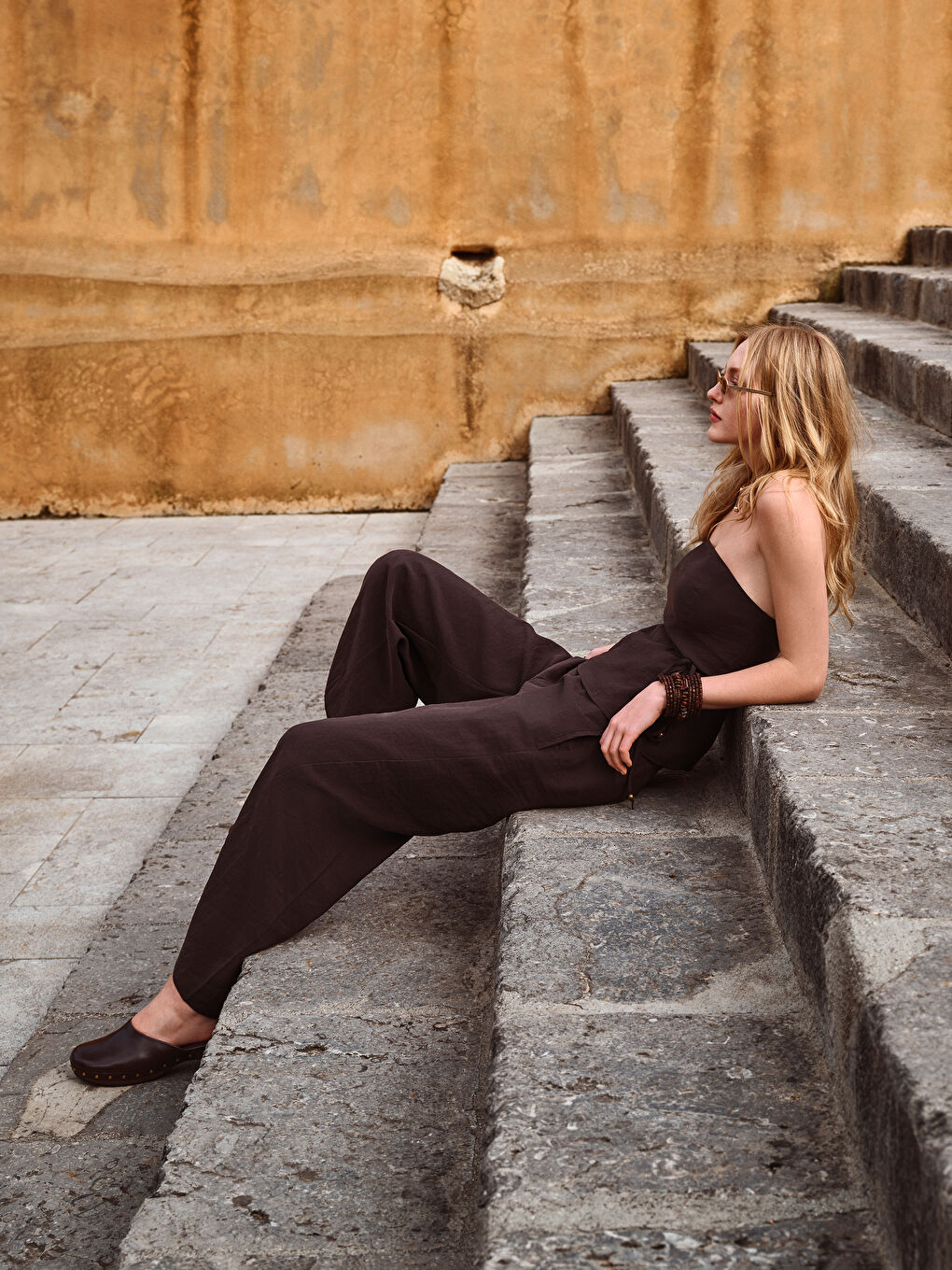 Woman BROWN Trousers -S5OE80Z8-RXD