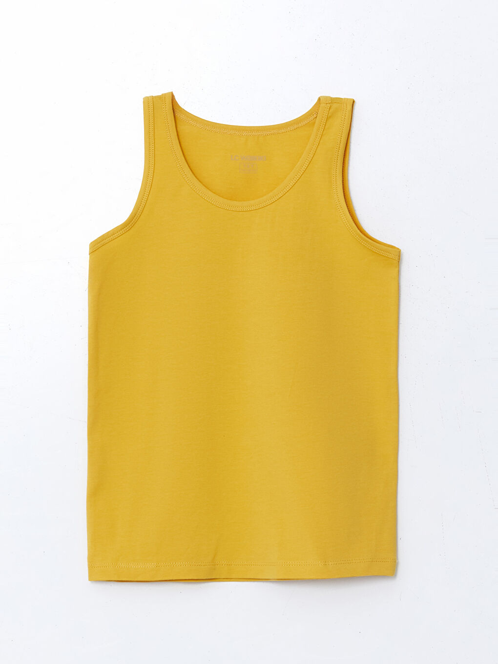 Yeşil Bisiklet Yaka Basic Erkek Çocuk Atlet 2'li-3