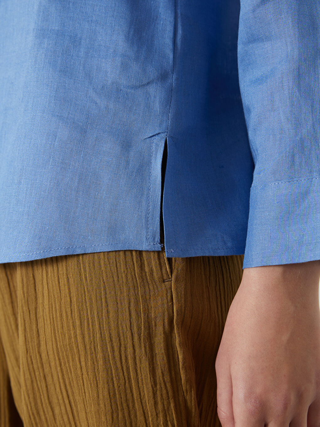 Woman BLUE Shirt -S5OF02Z8-H1J
