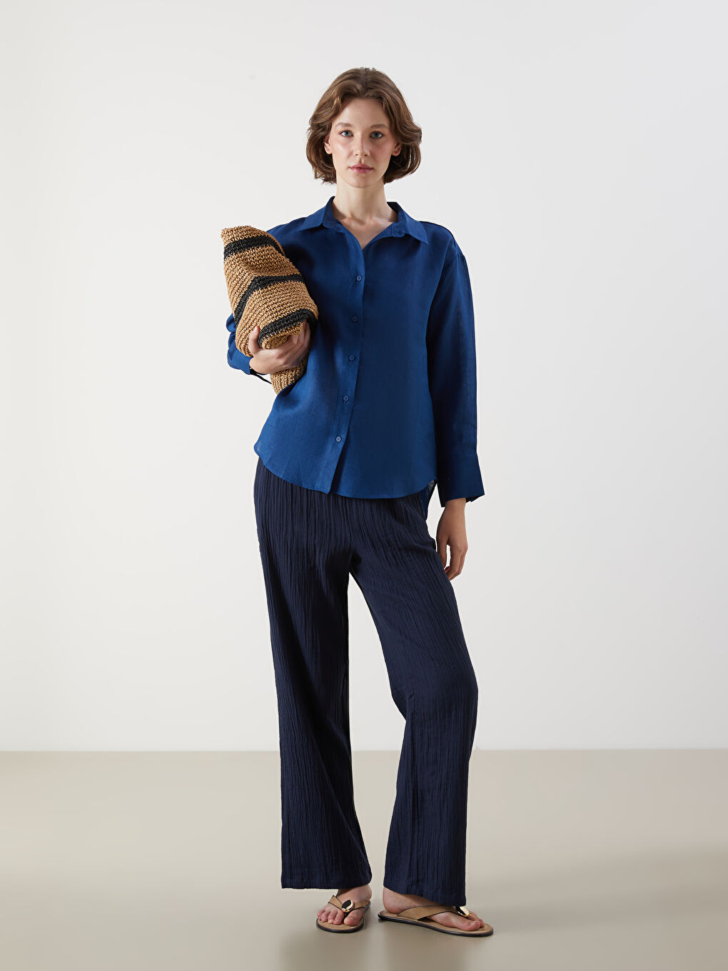Woman NAVY Shirt -S5OF16Z8-E1J