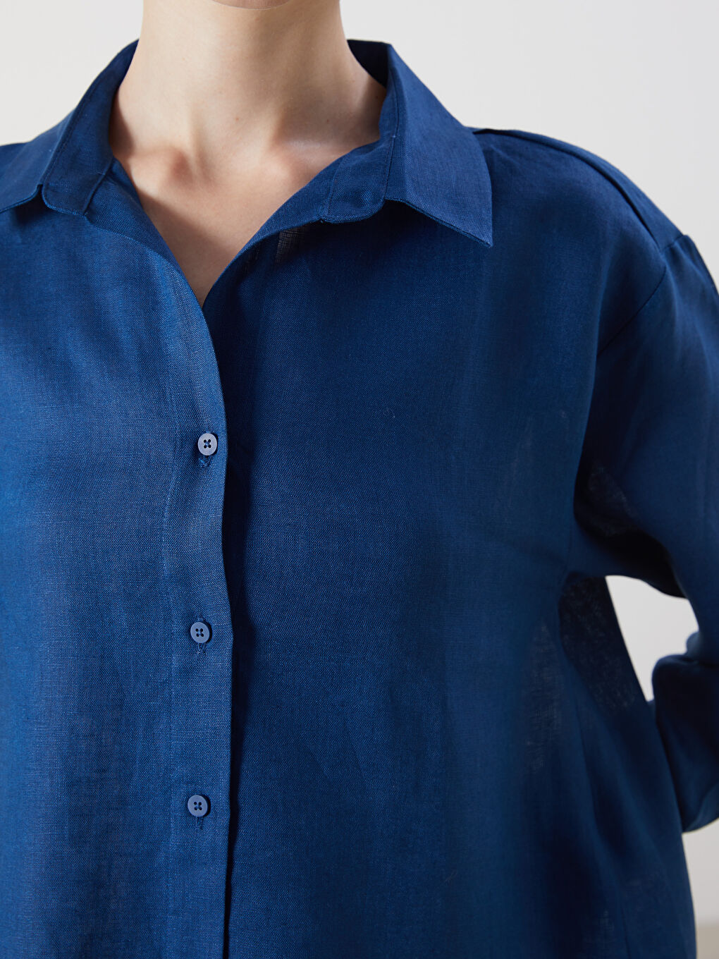 Woman NAVY Shirt -S5OF16Z8-E1J