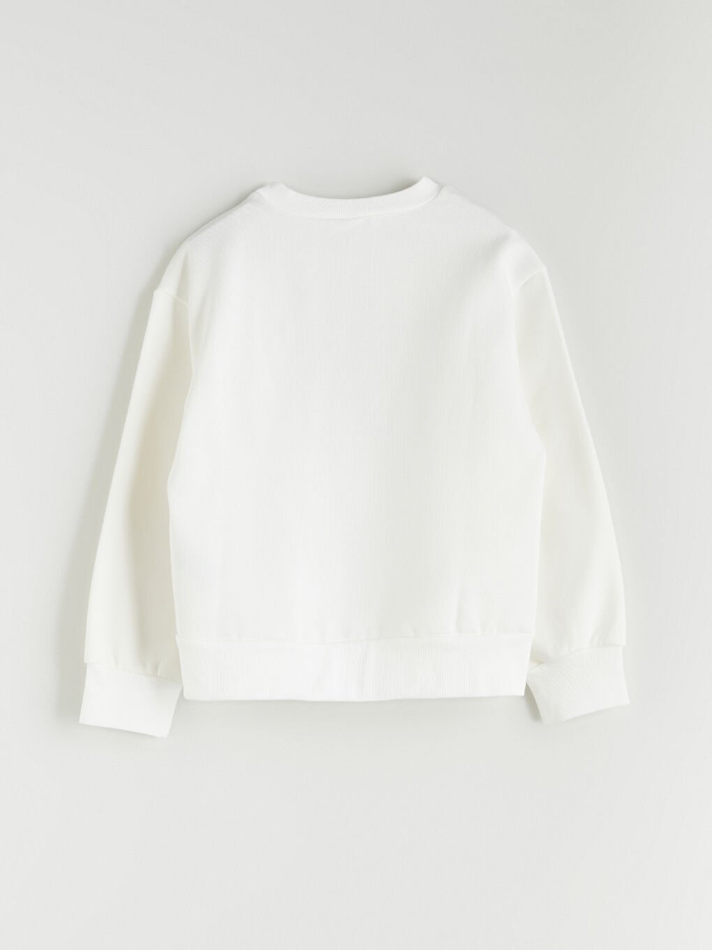 Crew Neck Floral Girls' Sweatshirt-2