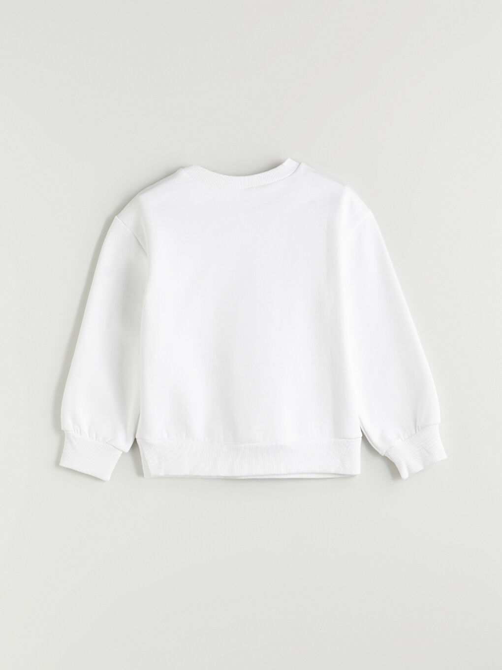 Crew Neck Floral Girls' Sweatshirt-2