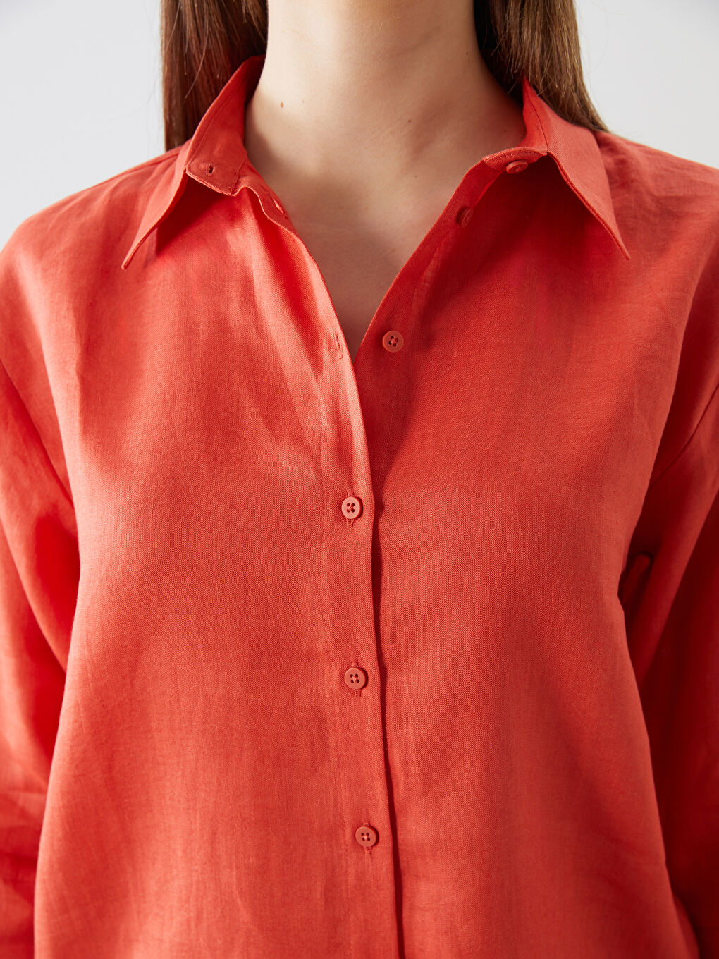 Woman ORANGE Shirt -S5OF42Z8-H4L