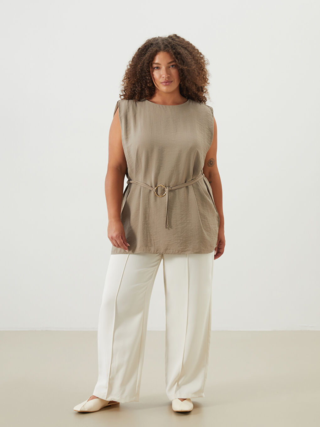 Woman BEIGE Blouse -S5OF58Z8-FHL
