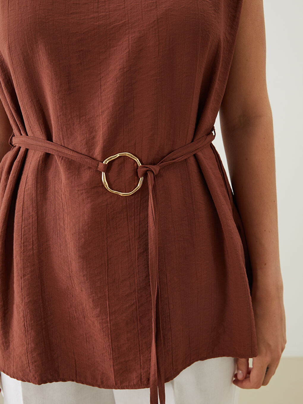 Woman BROWN Blouse -S5OF58Z8-HFD