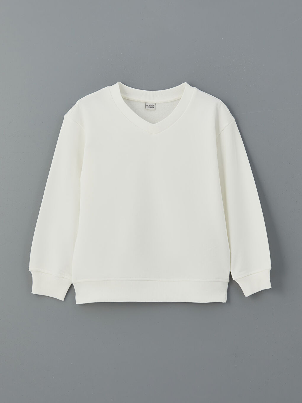 V-Neck Girl's Sweatshirt -S5OF74Z4-FES