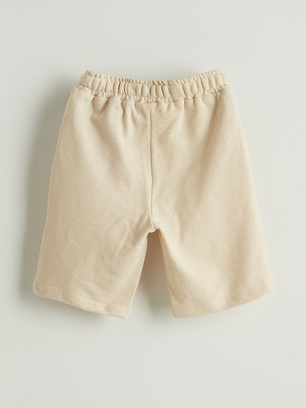 Gri Beli Lastikli Cepli Erkek Çocuk Şort-1