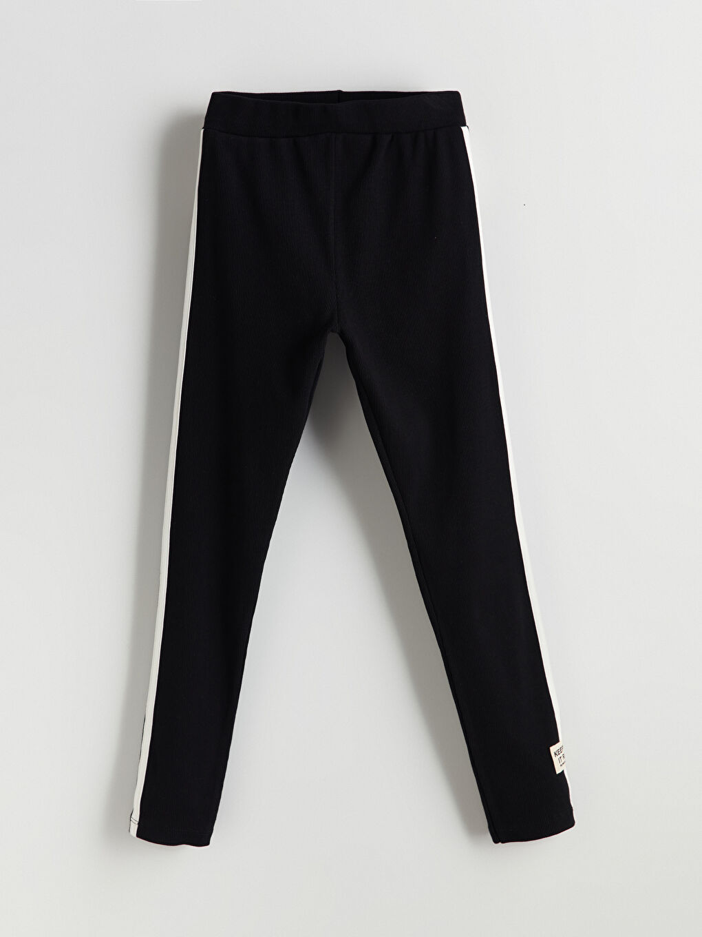 LCW Kids Crew Neck Girls' T-Shirt and Tights -S5OF93Z4-FDU