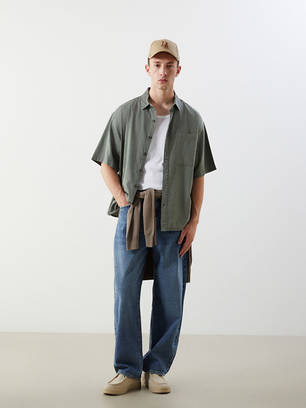 LCW Jeans Indigo Baggy Fit Erkek Jean Pantolon