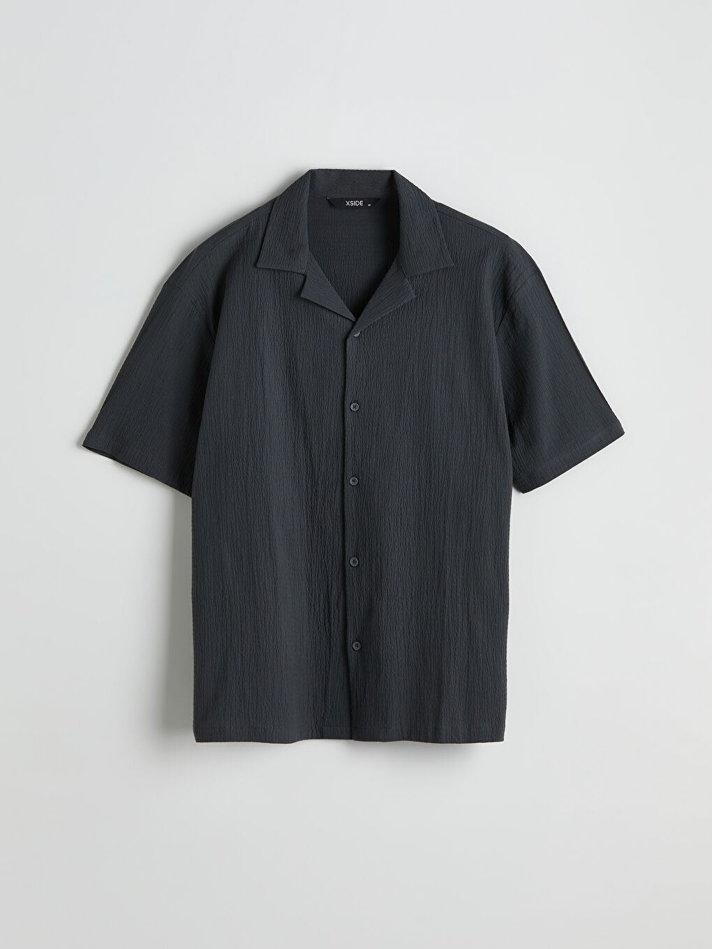 XSIDE Relaxed Fit Short Sleeve Men's Textured Shirt -S5OG41Z8-HZX